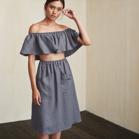 Reformation Dresses & Skirts - SALE Reformation Tulum Waterfall Skirt NEW